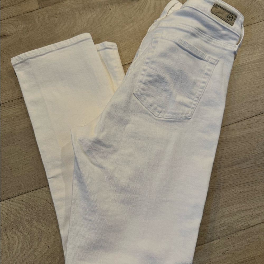 AG Adriano Goldschmied Women's Cream Skinny Jeans - Picture 5 of 5